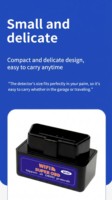 Lecteur de code OBD2 WIFI ELM327 V15, outil de diagnostic des pannes du moteur avec puce 25K80 pour iOS, Android, Windows Mini