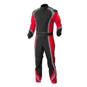 Combinaison de karting pour adultes personnalisée avec impression par sublimation, matériau en polyester résistant à la décoloration, options de logo personnalisé - Product Image 2
