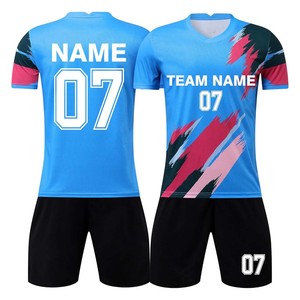 Camisetas de Fútbol para Adultos de Diseño Premium, Transpirables, 100% Poliéster, Logotipo Personalizable, Manga Corta, Impresas, de Secado Rápido - Product Image 1