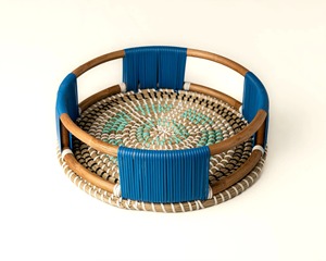 Antique Style Rattan Serving <b>Tray</b> Vanity <b>Tray</b> Perfect For Guest Bathroom Amenities Display <b>Tray</b> And <b>Perfume</b> Display <b>Tray</b> - Product Image 1