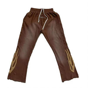 Ensemble de survêtement délavé à fermeture éclair intégrale pour hommes, haute qualité, avec sweat à capuche et pantalon de jogging, logo personnalisé, coupe oversize, effet délavé à l'acide - Product Image 5