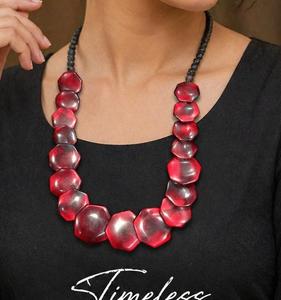 Hot Selling Handmade Colourful Resin Necklace for Women and Girls Classic Fashion Jewellery Chain From India for Gifts - Product Image 2