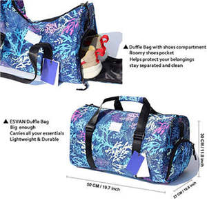 Sac de sport unisexe en polyester de haute qualité, confortable et durable, pour hommes et femmes, entraînement, fitness, voyage en plein air, sac à main - Product Image 6