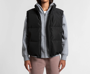 Gilet matelassé décontracté d'hiver pour homme, personnalisable avec votre propre design, en toile 100% coton, imperméable, avec fermeture éclair, anti-plis - Product Image 2
