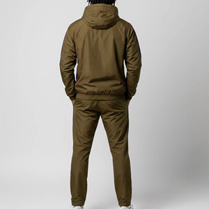 OEM Custom Casual <b>Maternity</b> Windbreaker Set Hooded <b>Jacket</b> Trouser Splice Colors Panel Work Custom Printed Logo Crinkle - Product Image 2