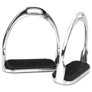 Estribos de equitación de alta calidad, ligeros y seguros, con sistema de liberación rápida, tipo inglés. - Product Image 4