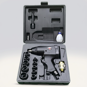 Air Impact Wrench Kit 1/2" Drive 640Nm Max <b>Torque</b> 7000 RPM Heavy-Duty Pneumatic Impact Gun Socket <b>Set</b> Automotive Repair Metal - Product Image 4