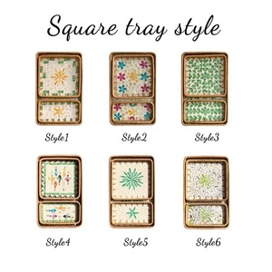 Bandeja de Servir de Madera de Ratán de Estilo Único con Acabado en Forma Redondeada para Servir Frutas y Alimentos, Utensilios de Cocina Ecológicos - Product Image 4