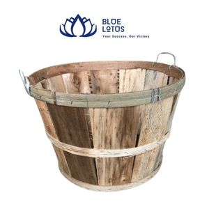 Cesta Redonda de Madera Vintage para Cangrejos, Impermeable y Ecológica, Suministro al por Mayor desde Vietnam 2026 - Product Image 1