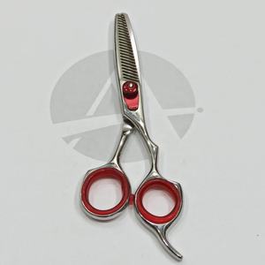 Tijeras de Peluquería para Adelgazar el Cabello, de Acero Inoxidable con Cuchillas Afiladas de 24 Dientes, Tijeras Profesionales para Texturizar y Mezclar - Product Image 1