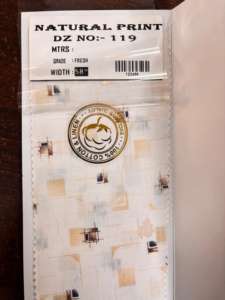 Tela de Sarga de Algodón Orgánico Directo de Fábrica, Acabado Suave Sostenible, Calidad de Exportación para Camisas, Diseño Estampado para Prendas - Product Image 4