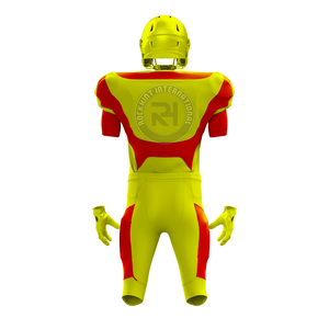 Team Style American Football Uniform Polyester <b>Fabric</b> Comfortable Fit <b>Strong</b> Build Suitable for Training Tournaments - Product Image 1