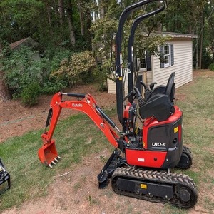 Mini-excavatrice sur chenilles Kubota U10 avec marteau, excavatrice hydraulique compacte - Product Image 6