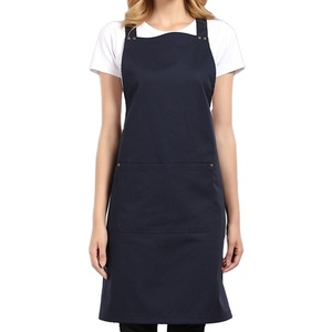 Delantal Cruzado Unisex Premium para Mayor Comodidad, Mezcla de Algodón, Delantal de Trabajo para Cocina, Panadería, Cafetería, para Pedidos al por Mayor, OEM/ODM - Product Image 1