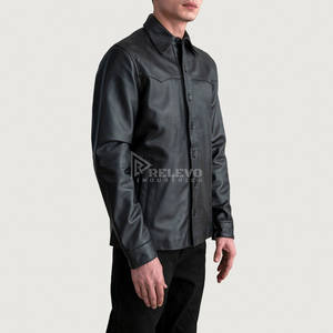 Chaqueta de Cuero de Cordero para Hombre de Calidad Boutique, Venta al por Mayor de Cuero Genuino Premium - Product Image 2