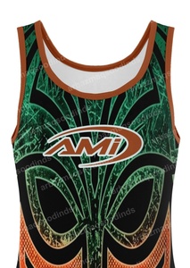 Combinaison de lutte légère et ajustée en Spandex/Polyester, personnalisable, de qualité supérieure, pour hommes et femmes, idéale pour le sport - Product Image 5