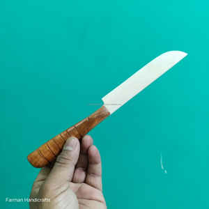 Cuchillo artesanal de hueso de búfalo blanco con mango de madera, utensilio natural para cocina y comedor a precio económico. - Product Image 5