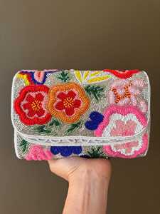 Bolso de hombro tradicional indio bordado para mujer, para moda étnica y compras, bolso de fiesta con bordado de punto de cruz - Product Image 1