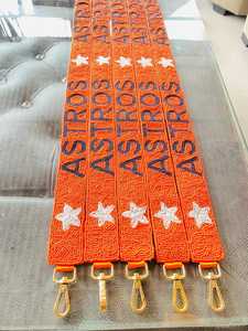 Houston for Beaded Purse Strap Game Day Party <b>Bag</b> Handmade - Product Image 3