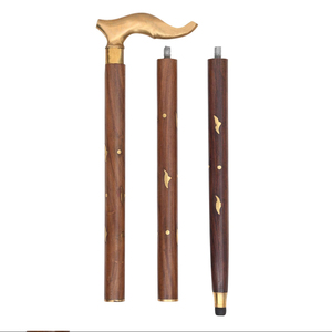 ไม้เท้าทำมือคุณภาพสูง ด้ามจับสบาย มีหลายสี ทนทาน สวยงาม - Product Image 5