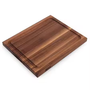 เขียงไม้ธรรมชาติ 100% อุปกรณ์ครัว เขียงไม้สำหรับหั่นอาหาร - Product Image 1