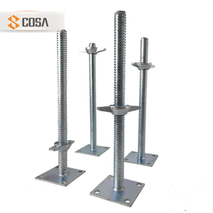 ฐานรองรับน้ำหนักแบบปรับได้สำหรับนั่งร้านก่อสร้าง (แบบ OEM จากโรงงาน) (ก้านเหล็ก D34/D38 พร้อมตัวเลือกหัวรูปตัวยู) - Product Image 3