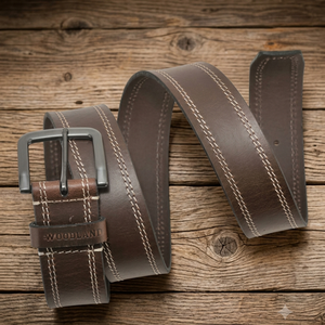 Cinturón de Cuero Genuino para Hombre, Color Marrón Oscuro, Estilo Casual, Hebilla de Aleación, Cuero Vacuno de Grano Completo, Alta Calidad de Fábrica, para Jeans - Product Image 2