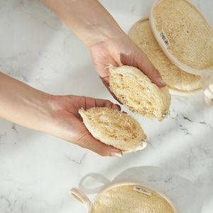 Eco Loofah <b>Shower</b> <b>Sponges</b> for Gentle Body Exfoliation and Skin Freshness - Product Image 3