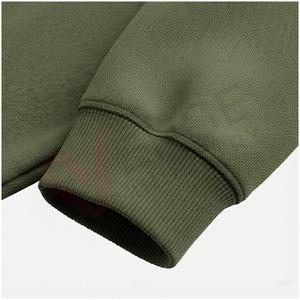 Conjunto Deportivo con Capucha para Hombre, Color Verde Oliva, Manga Larga, Color Sólido, Casual, Transpirable, Corte Regular, Ropa de Otoño - Product Image 6