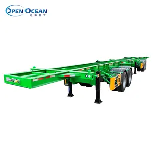 Hot Selling 40 Voet Container Chassis Skelet Semi Truck Trailer Frame Container Chassis Oplegger