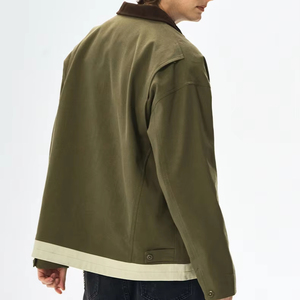 <b>Mens</b> Casual Coach Coat <b>Lightweight</b> Streetwear <b>Jacket</b> Fashion Outerwear For Outdoor Activities And Daily Comfort - Product Image 3
