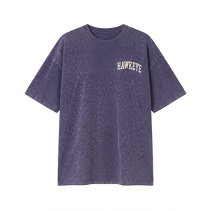 เสื้อยืดโอเวอร์ไซส์สไตล์วินเทจผ้าฝ้ายเนื้อบางเบาพิมพ์ลายโลโก้สตรีทแวร์สำหรับผู้หญิง เสื้อครอปท็อปโอเวอร์ไซส์สำหรับฤดูร้อน - Product Image 2