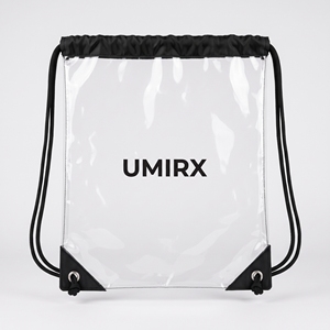 <b>Clear</b> Drawstring Bag Stadium Approved 12x12 <b>Clear</b> Cinch Bag Bulk Promotional Drawstring <b>Backpack</b> PVC Custom Logo Print - Product Image 1