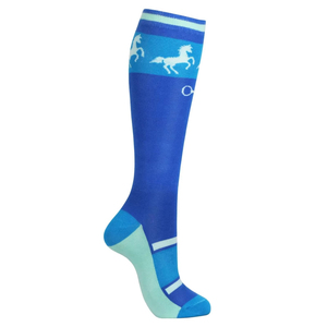 Chaussettes d'équitation personnalisées à logo, longueur genou, 100 % coton, faible MOQ, avec option OEM - Product Image 1