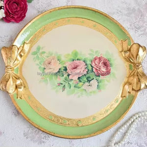 Elegante Bandeja de Madera para Servir con Compartimentos de Almacenamiento, Color Personalizado y Tamaño Personalizado para Uso en el Hogar y Restaurantes - Product Image 1