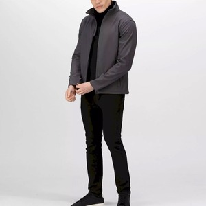 <b>Men</b>_s High Quality Softshell Polyester <b>Jacket</b> Customizable Breathable Lightweight Hooded Stand Design Winter High-Pattern <b>Letter</b> - Product Image 2