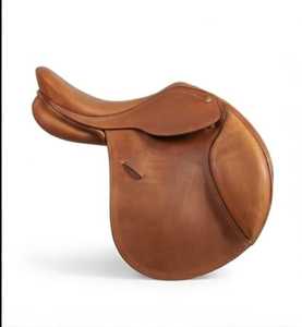 Silla de Doma Inglesa de Doble Cuero, Profesional, de Contacto Cercano, Colores y Tamaños Personalizados Disponibles - Product Image 3
