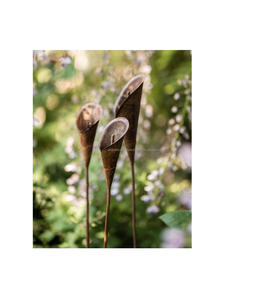 Piquets de jardin en métal robustes pour plantes grimpantes, poteaux de soutien en acier solide pour treillis de jardin et parterres de fleurs - Product Image 5