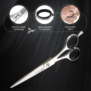 Ciseaux de coiffure de qualité professionnelle en acier japonais avec étui – Outil de beauté - Product Image 3