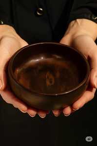 Classic Natural Acacia Wood Bowl Eco-Friendly Premium Kitchen <b>Utensil</b> Disposable for Salad Soup or Dining - Product Image 2