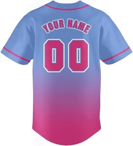 เสื้อเบสบอลเมืองต่างๆ แบบสั่งทำพิเศษ ลายไล่สี ด้วยเทคนิค Dye Sublimation ชุดทีมสำหรับมืออาชีพ คุณภาพสูง สำหรับตลาดสหรัฐอเมริกาและยุโรป - Product Image 3