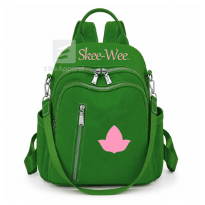 Custom Alpha Kapa Alpha Sorority <b>Backpack</b> embroidered logo Casual Style <b>Large</b> Capacity <b>Backpack</b> for girls with polyester lining - Product Image 2