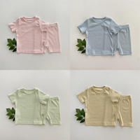 Ensemble de vêtements pour bébé nouveau-né de haute qualité, 100% coton, antibactérien, respirant, manches longues, sweat-shirt et pantalon, 2 pièces, toutes saisons