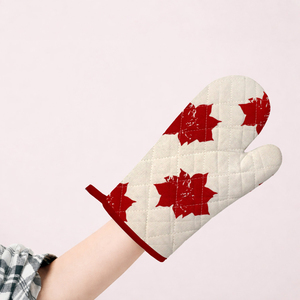 Guantes de Cocina Profesionales de Algodón con Diseño Floral, Ecológicos, de la Mejor Calidad, con Aislamiento Térmico, Fabricante en India - Product Image 2