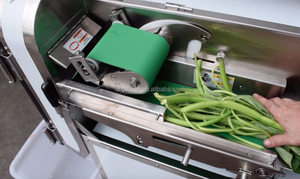 FM0012 Nouvelle découpeuse de légumes à double tête avec moteur 220V pour restaurants - Product Image 4