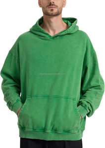 Sweat-shirt à capuche épais pour homme, 100% coton/polyester, coupe classique, impression de logo personnalisée, respirant - Product Image 3