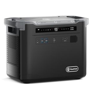 FF for Flashfish 1997Wh Portable Power Station 2000W LFP <b>Solar</b> <b>Generator</b> Full Charge 1.5 H <b>Solar</b>-Powered Home <b>Generator</b> - Product Image 1