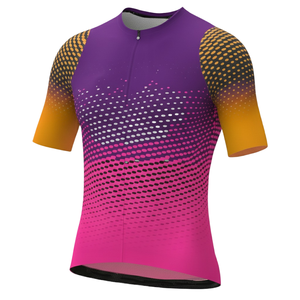 Maillot de Ciclismo para Hombre de Alto Rendimiento, Spandex y Poliéster, Elástico en Cuatro Direcciones, Corte Láser, Sin Costuras, Manga Corta, Estampado Digital - Product Image 5