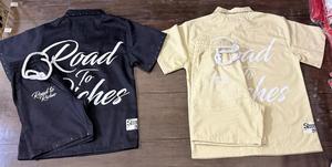 Conjunto de Jeans de Dos Piezas para Hombre, Personalizado, de Secado Rápido, con Serigrafía, de Alta Calidad, Manga Corta, Estilo Urbano - Product Image 6