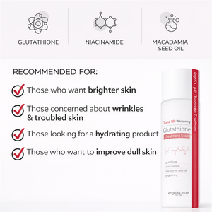 Traitement éclaircissant et hydratant Angels Liquid Glutathione Centella Asiatica Niacinamide pour unifier le teint et éliminer les imperfections - Product Image 4